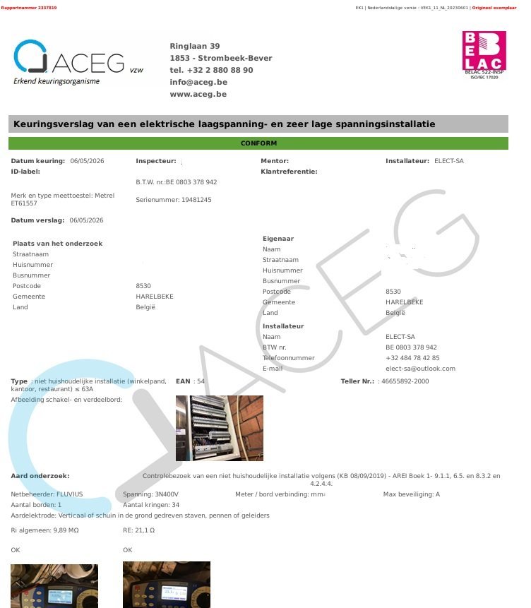 AREI-conforme installatie — foto 3