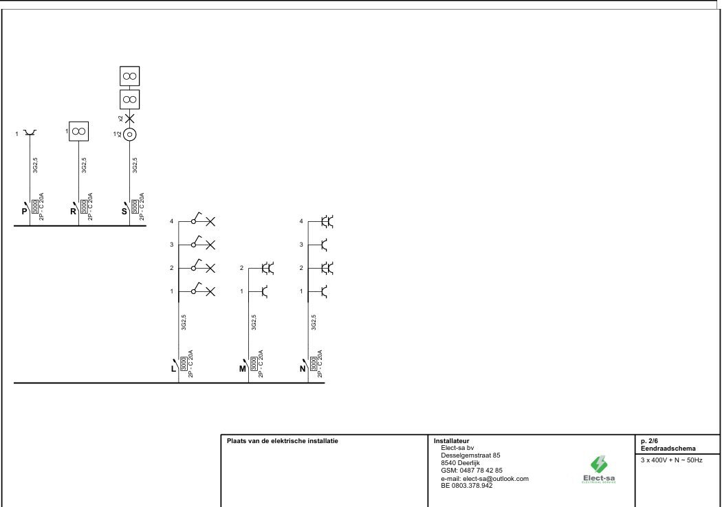 Eendraadschema — foto 2